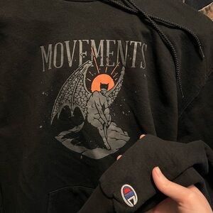 Movements Hoodie Champion size Large